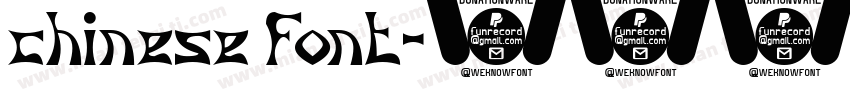 chinese font字体转换